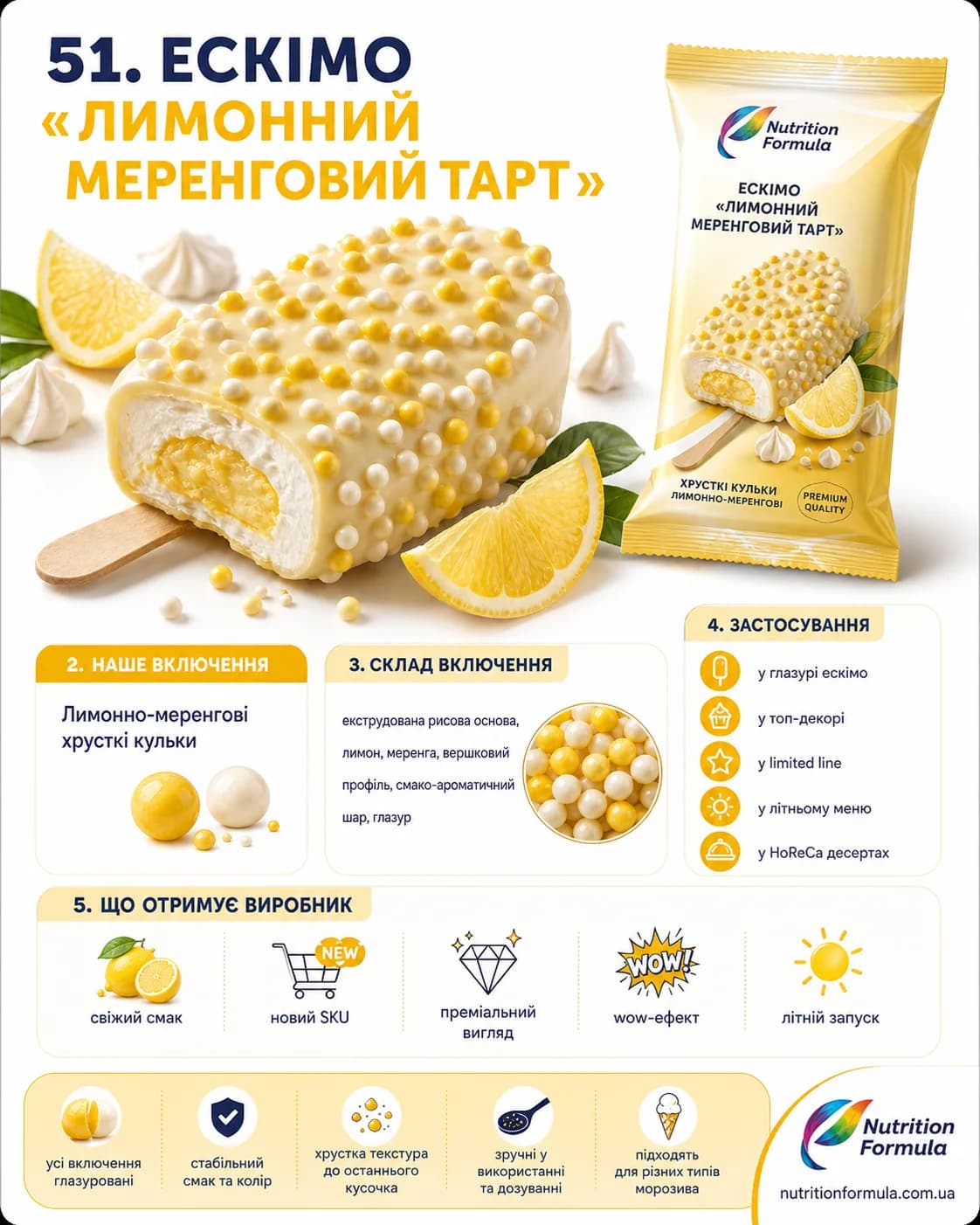 Лимон меренга тарт ескімо
