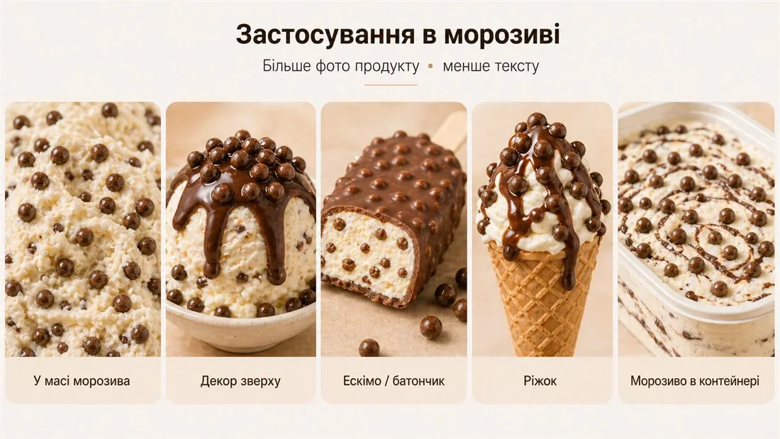 Морозиво і заморожені десерти