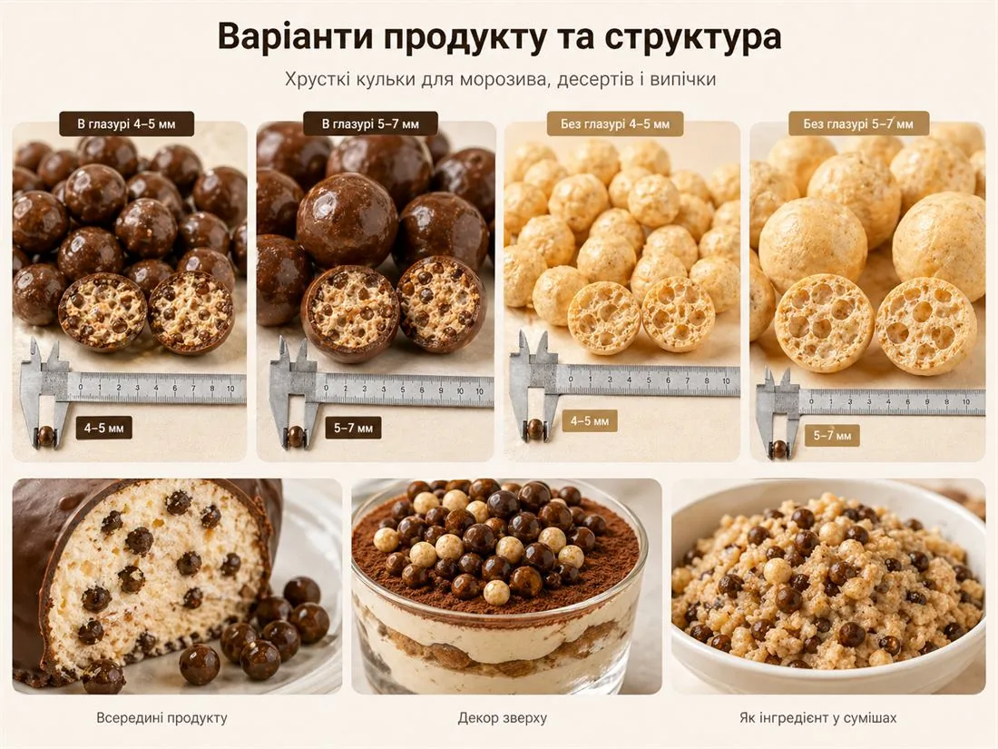 Структура продуктових варіантів